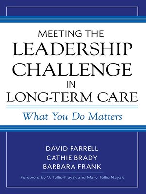 cover image of Meeting the Leadership Challenge in Long-Term Care